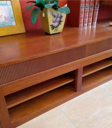 Mueble modular moderno Esperia, detalle