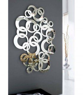 Espejo de cristal decorativo Aros