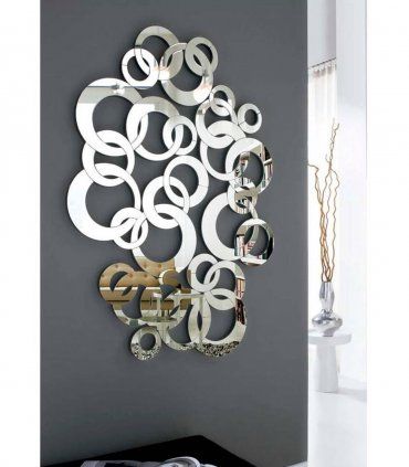 Espejo de cristal decorativo Aros