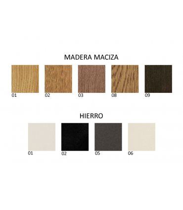 Mesa de comedor moderna Goyaa, acabados