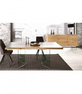 Comedor moderno patas cristal Goyaa