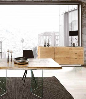 Comedor moderno patas cristal Goyaa