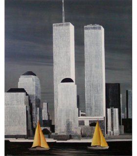 Cuadro moderno de New York (Torres Gemelas)