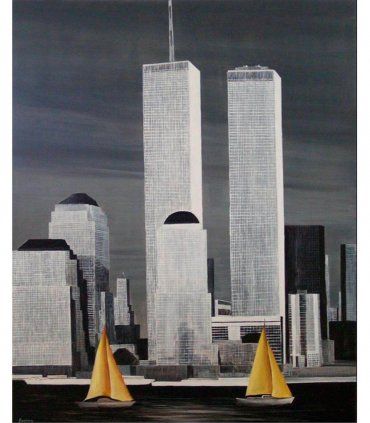 Cuadro moderno de New York (Torres Gemelas)
