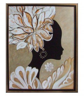 Cuadro Moderno Flor de Oro