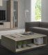 Mesa de centro moderna Gravente, roble