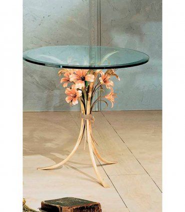 Mesa velador clásica en forja Sainen