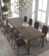 Mesa de comedor moderna Carlen, abierta
