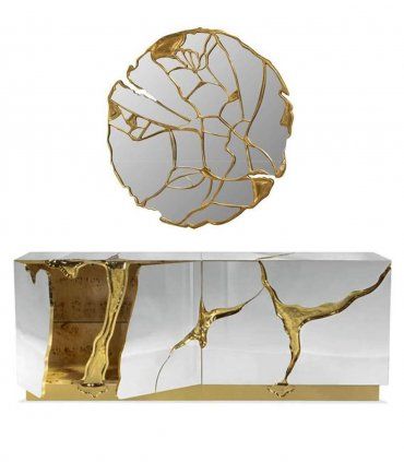 Aparador contemporáneo Lapiaz de Boca do Lobo de Ámbar Muebles.