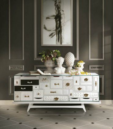 Aparador Mondrian blanco de Boca Do Lobo en Ámbar Muebles