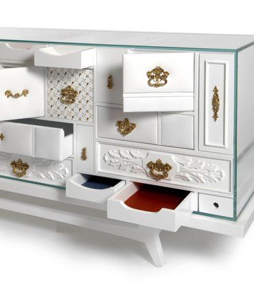 Aparador Mondrian blanco de Boca Do Lobo en Ámbar Muebles