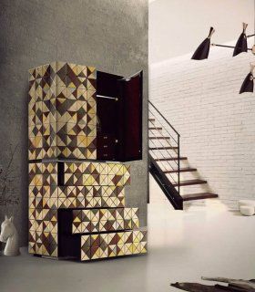 Aparador contenedor Pixel Anodized de Boca Do Lobo