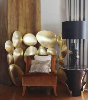 Biombo Gold de Boca Do Lobo