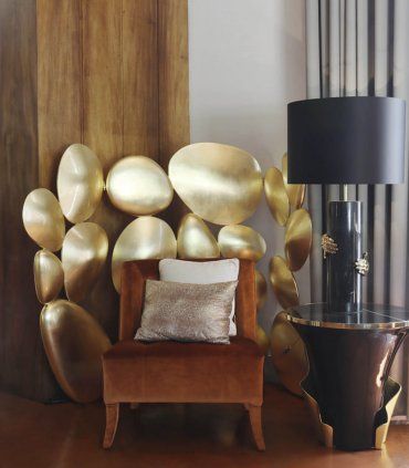 Biombo Gold de Boca Do Lobo