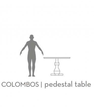 Mesa de comedor Colombos de Boca do Lobo, proporción
