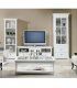Modular de salón clásica blanca Bari