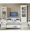 Modular de salón clásica blanca Bari