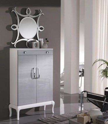Espejo Moderno De Cristal Orleans, entrada
