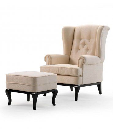 Sillón clásico orejero Lento