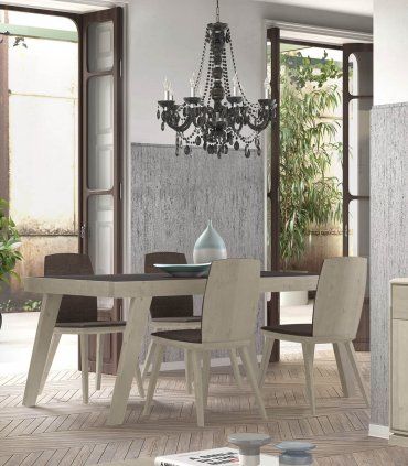 Silla moderna de comedor Bakeri, comedor