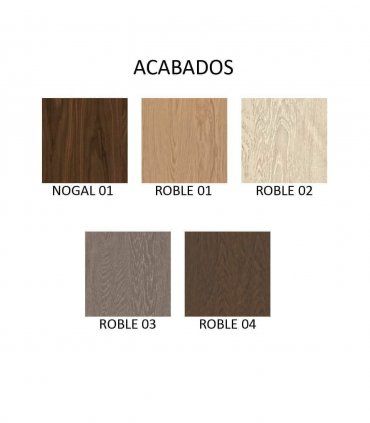 Acabados madera