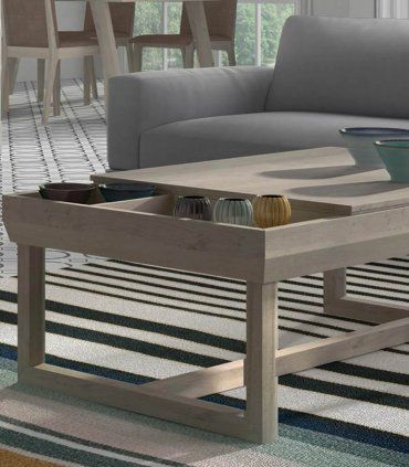 Mesa de centro moderna Vayen, detalle