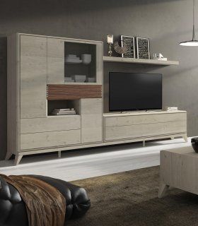 Mueble modular TV moderno Alamen