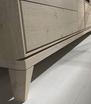 Mueble modular TV moderno Alamen, detalle