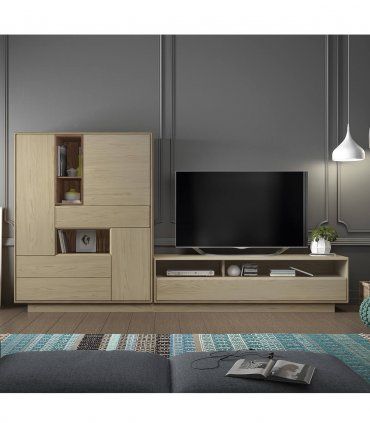 Composición modular TV moderna Lunde
