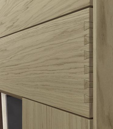Composición modular TV moderna Lunde, detalle