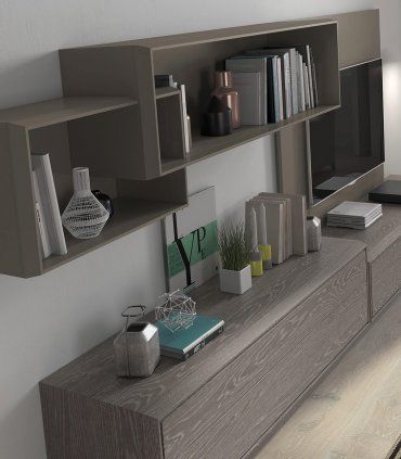 Modular TV moderna Lucen, detalle