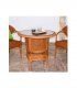 Mesa de comedor de mimbre Radam