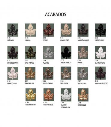 Lámpara de pie clásica Calatrava, acabados