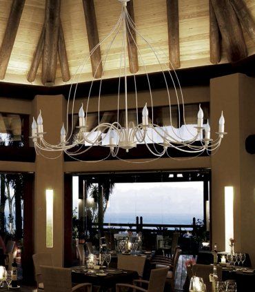 Lámpara clásica 10 luces Maitane