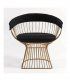 Silla moderna rosada Platner