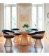 Ambiente comedor con silla Platner