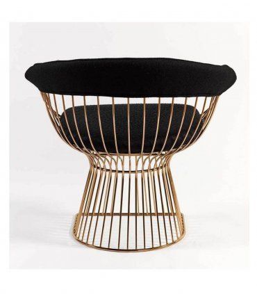 Silla moderna rosada Platner