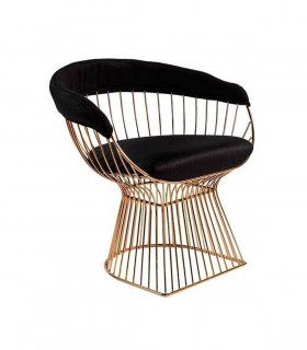 Silla moderna rosada Platner