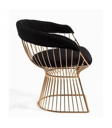 Silla moderna rosada Platner