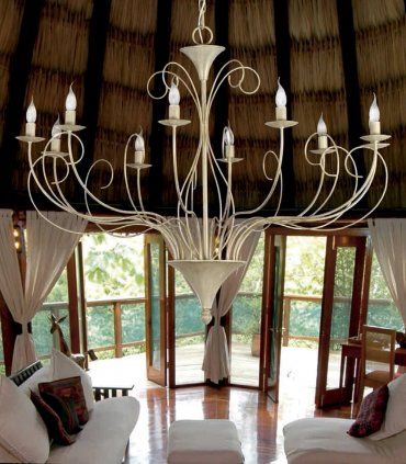 Lámpara clásica 10 luces Ánder