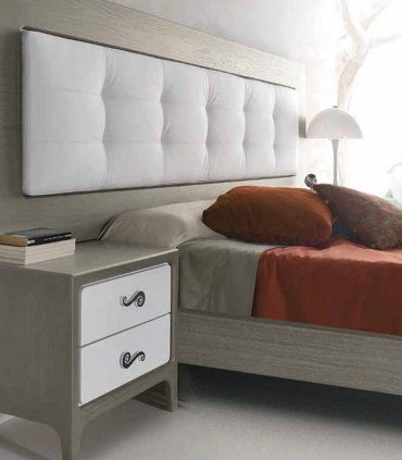 Dormitorio moderno tapizado Melvin
