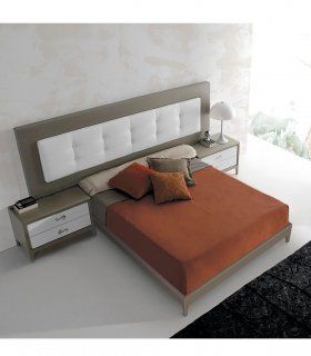 Dormitorio moderno tapizado Melvin