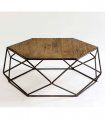 Mesa de centro industrial Morka