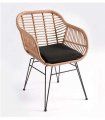Silla de ratán Wolman