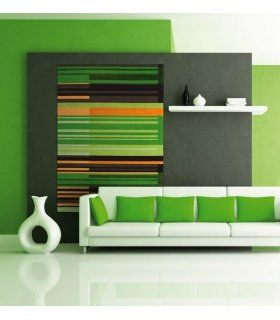 Alfombra moderna Colour Code Verde