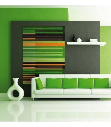 Alfombra moderna Colour Code Verde