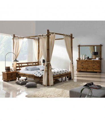 Cómoda de bambú Talise, dormitorio