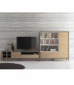 Mueble TV librería Melvin