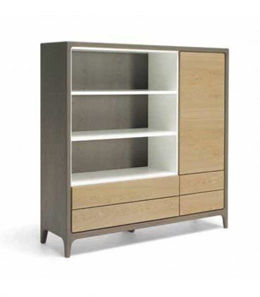 Mueble TV librería Melvin