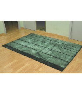 Alfombra Lana 100 % Lisa Gris de Ámbar Muebles